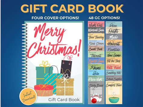 Gift Card Book Template