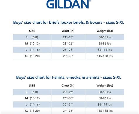 Gildan Sweater Size Chart