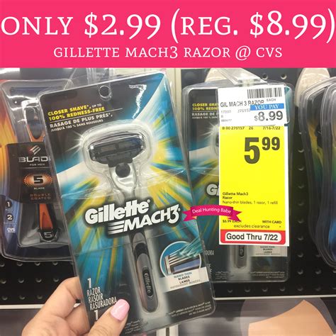 Gillette Mach 3 Razor Blades Coupons Printable