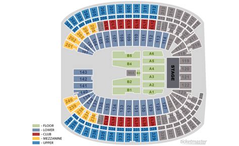 Gillette Stadium Concerts Seating Chart