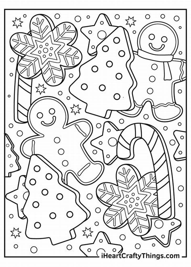 Gingerbread Cookies Coloring