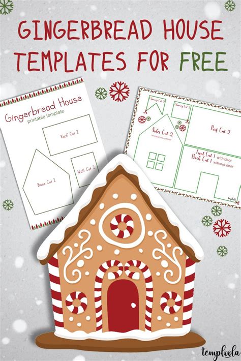 Gingerbread House Template Printable Free