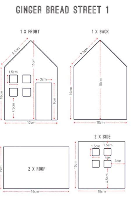 Gingerbread House Templates