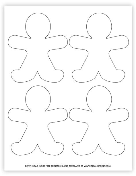 Gingerbread Men Templates