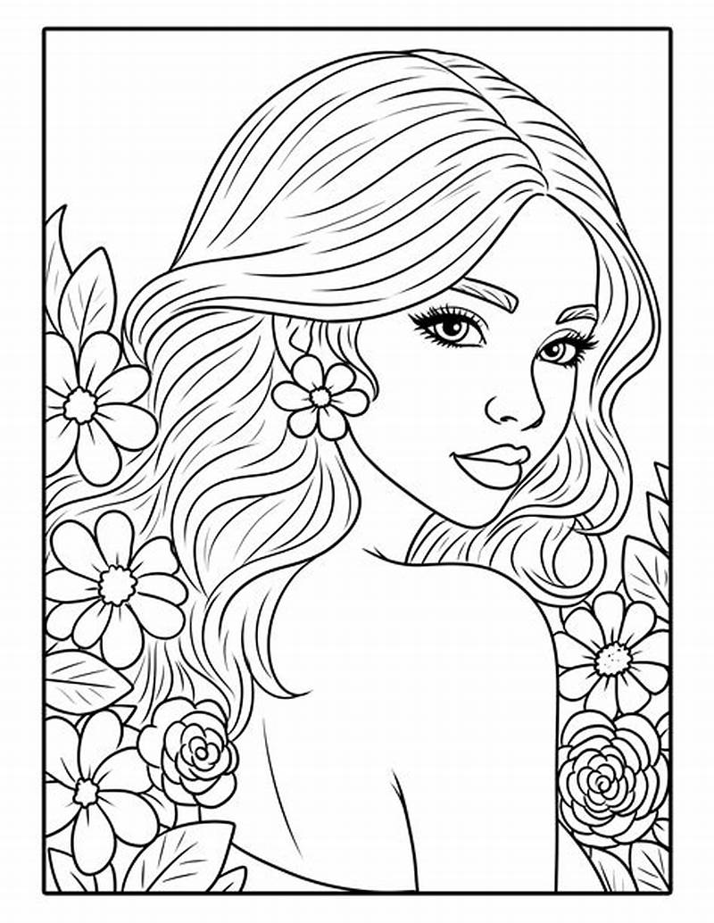 Girls Coloring Sheets