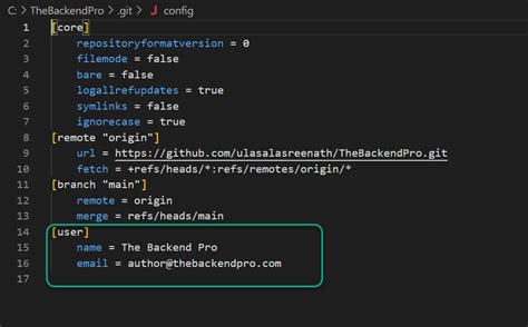 Git Set local username and useremail different for each repo