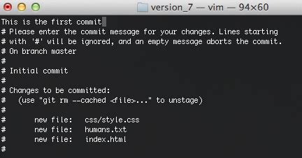 Git commit in terminal opens VIM but cant get back to terminal