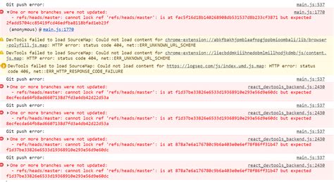 Git merge errors
