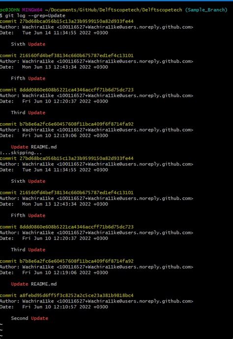 Git search for string in a single files history