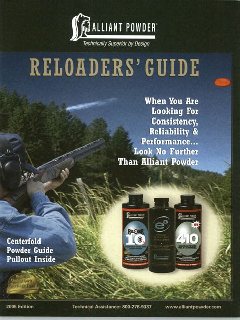 Glarp Atk 2010 Catalogs Alliant Powder Reloaders Guide