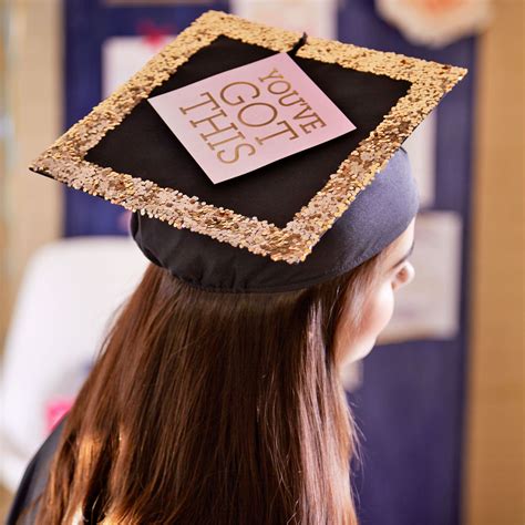 Glittery Graduation Cap DIY