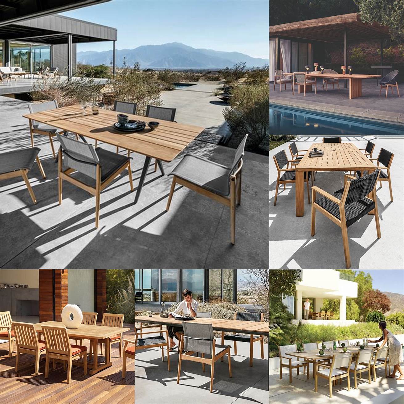 Gloster Outdoor Dining Table in Teak