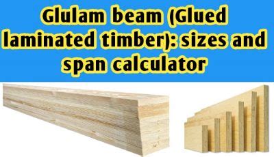 Glulam Beam Sizes Chart