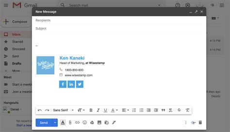 Gmail Signature Html Template