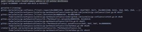 Go panic runtime error invalid memory address or nil pointer dereference
