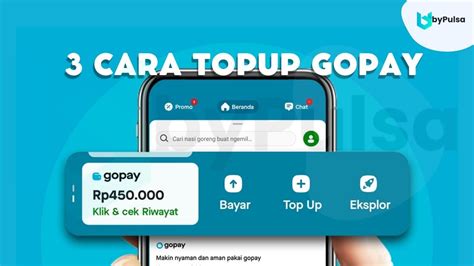 GoPay pakai pulsa Indonesia