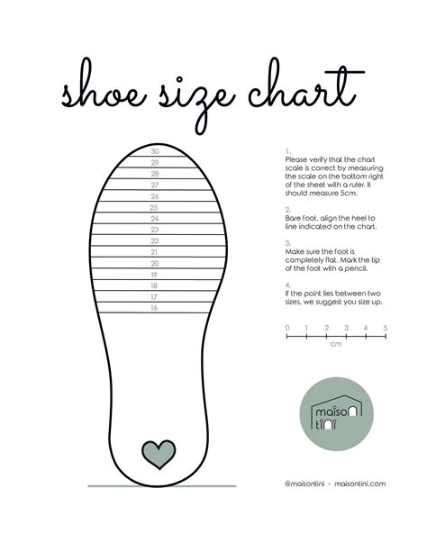 Goat Shoe Size Chart
