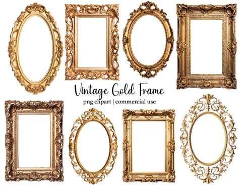 Gold Frame Printable