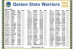 Golden State Warriors Schedule