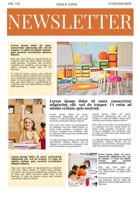 Google Doc Newsletter Template