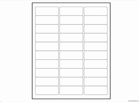 Google Docs Address Labels Template
