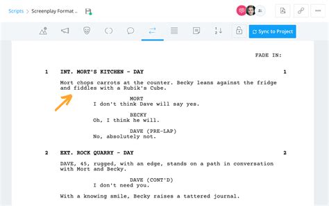 Google Docs Play Script Template