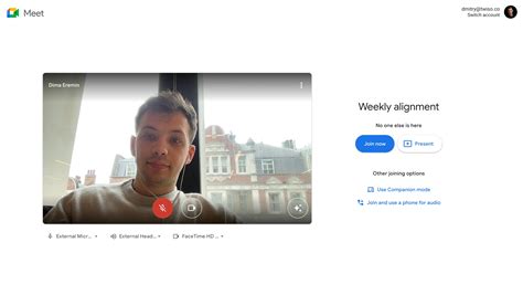 Google Meet Microphone