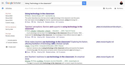 Google Scholar Tips