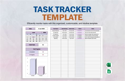 Google Sheet Task Tracker Template