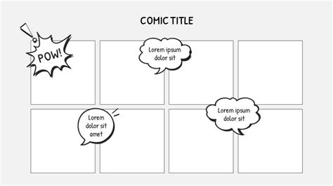 Google Slides Comic Strip Template