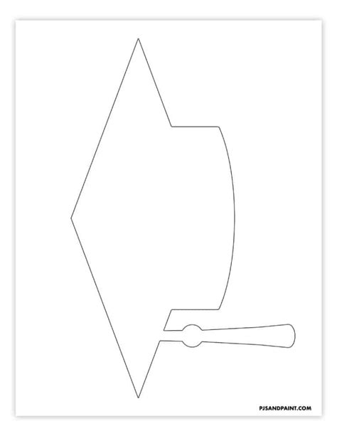 Graduation Cap Cut Out Template