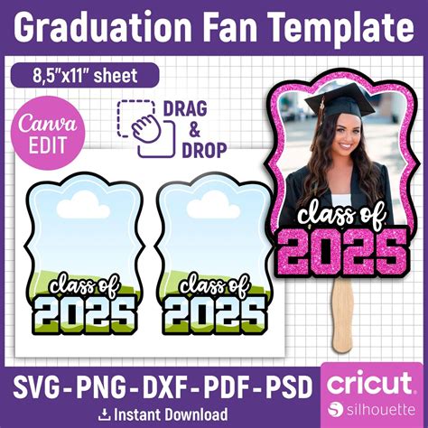 Graduation Fans Template