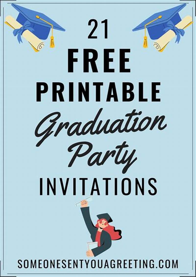 Graduation Party Invitations Printable