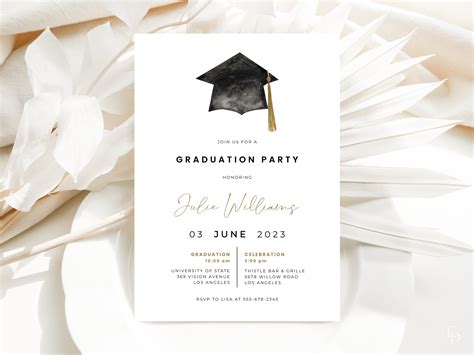 Graduation Reception Templates