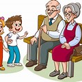 Grandparents and Grandkids Cartoons