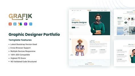 Graphic Design Portfolio Website Template