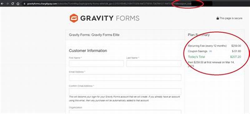Gravity Form Discount Code