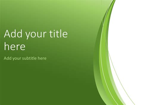Green Powerpoint Templates