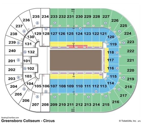 Coliseum Seating Chart