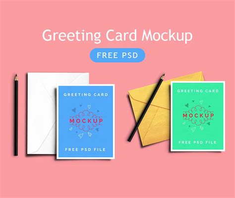 Greeting Card Template Photoshop