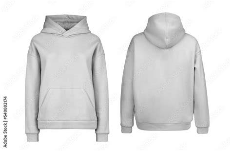 Grey Hoodie Template