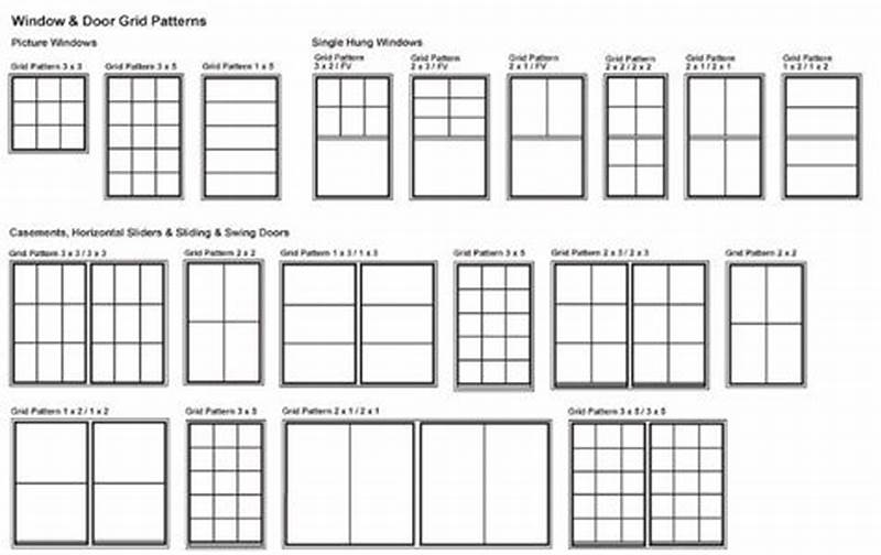 Grid Pattern Windows