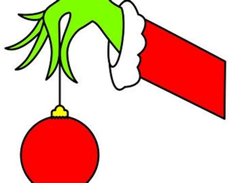 Grinch Hand Template