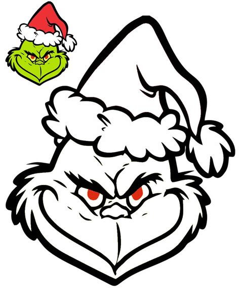 Grinch Printable Template