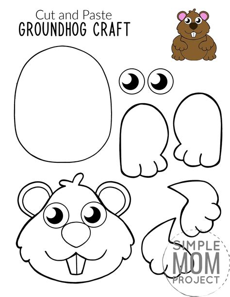 Groundhog Templates Crafts