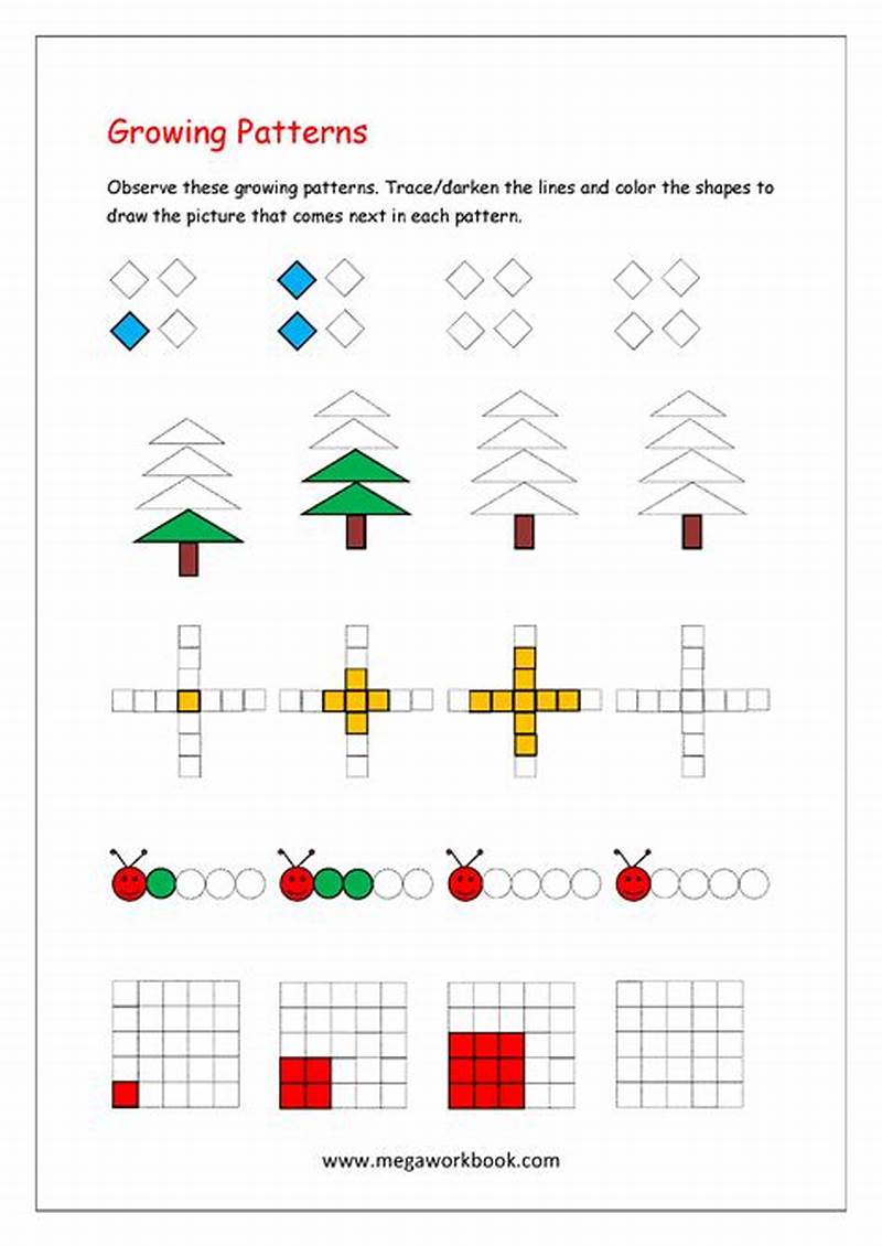 Growing Pattern Worksheet
