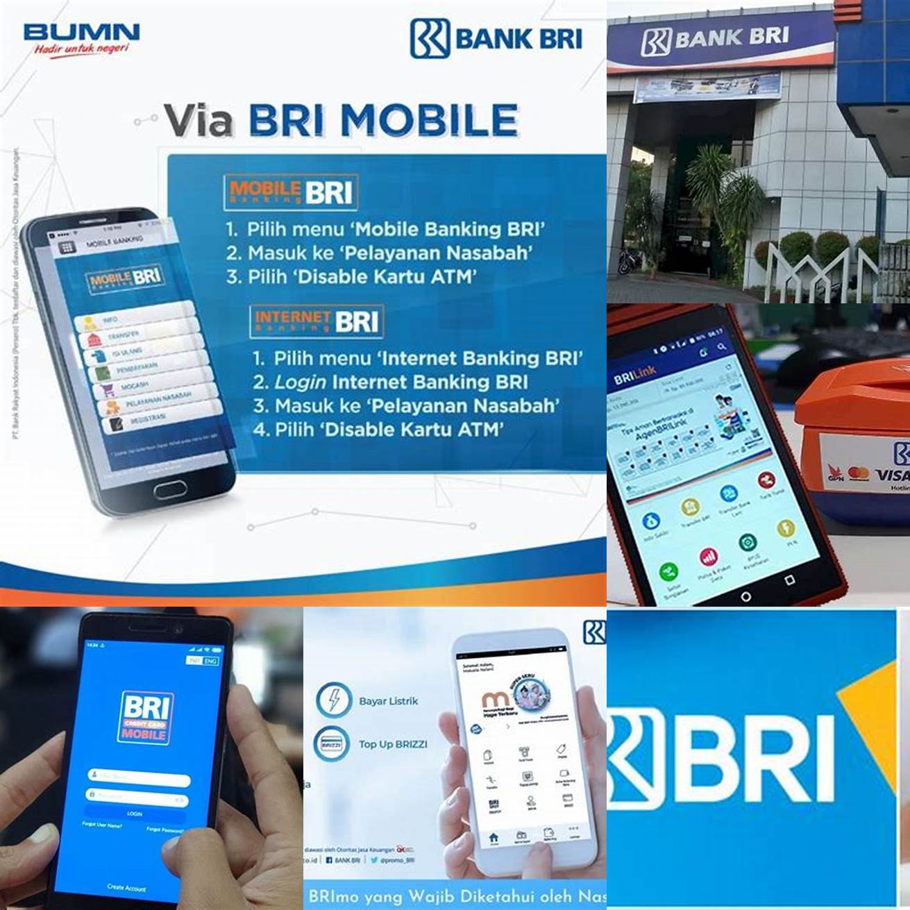 Gunakan fitur keamanan yang disediakan oleh BRI Mobile