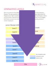 Gymnastics Levels Chart