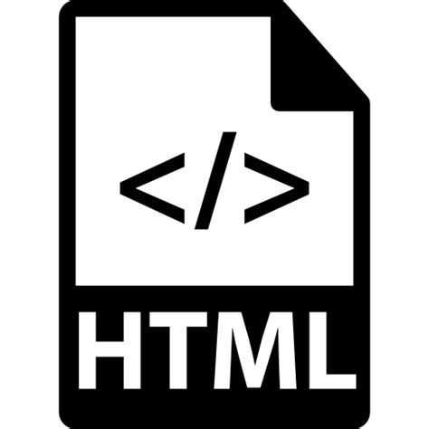 HTML File Logo