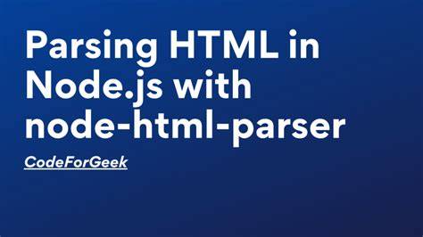 HTML-parser on Nodejs closed
